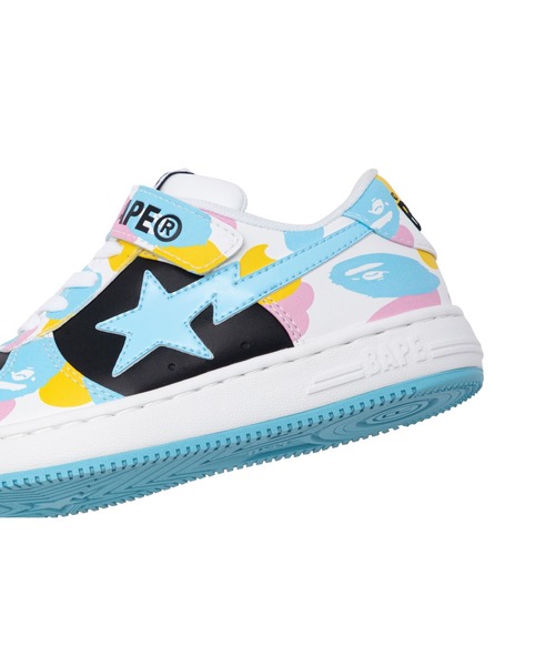 A BATHING APE（アベイシングエイプ）の「BAPE STA KIDS #1（スニーカー・キッズ・ブルー・17/14.0cm/16/15 /19/18）」の5枚目の写真