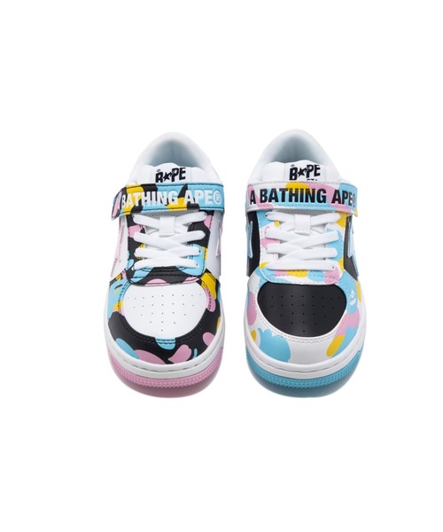 A BATHING APE（アベイシングエイプ）の「BAPE STA KIDS #1（スニーカー・キッズ・ブルー・17/14.0cm/16/15 /19/18）」の6枚目の写真