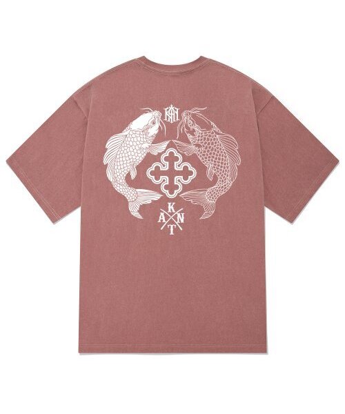 KAN6312(カン6312)の「KTPP0107 ヨンムンピグメント半袖Tシャツ - ピンク(Tシャツ/カットソー・メンズ・その他・MEDIUM/LARGE/X-LARGE)」の1枚目の写真