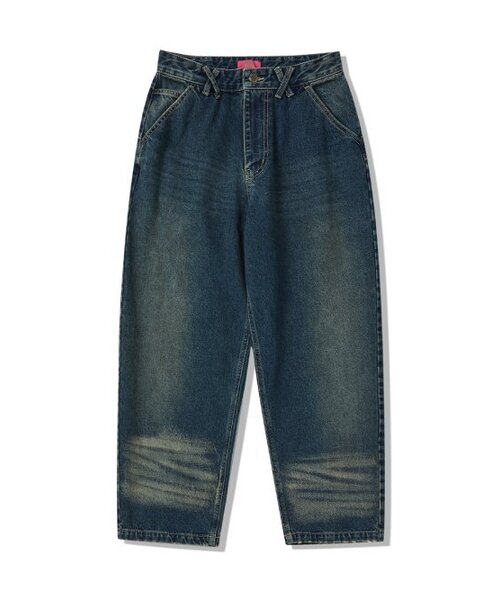 NYXX（エヌワイエックスエックス）の「CAT WASHED DENIM PANTS MID BLUE（デニムパンツ・レディース・その他・MEDIUM）」の2枚目の写真
