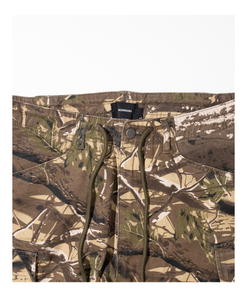 MASSNOUN(マスノウン)の「M51 TREE CAMO STRING CARGO PANTS MFHCP004-KK(その他パンツ・レディース・その他・LARGE/MEDIUM/X-LARGE)」の4枚目の写真