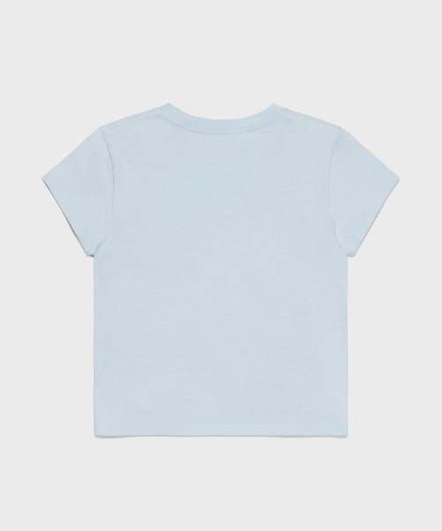 SAINTPAIN(セイントペイン)の「SPフラッフィークロップ半袖Tシャツブルー(Tシャツ/カットソー・レディース・その他・FREE)」の2枚目の写真