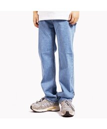pt1 semi wide denim pants (light blue)