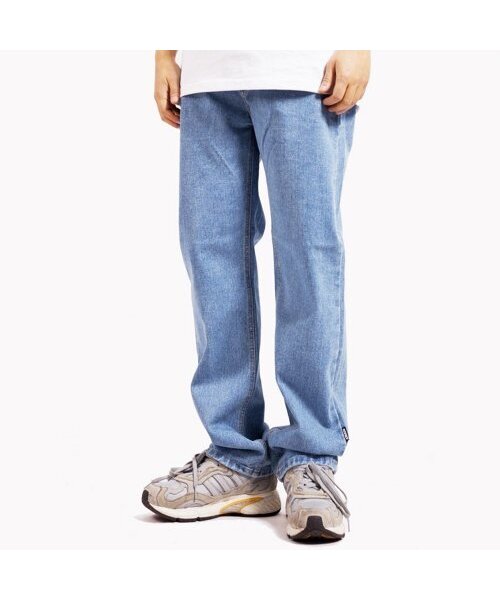RESPECT(リスペクト)の「pt1 semi wide denim pants (light blue)(デニムパンツ・メンズ・その他・LARGE/MEDIUM/SMALL/X-LARGE)」の1枚目の写真
