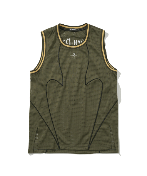 NOT4NERD(ノットフォーナード)の「Ashen Dawn Incision Mesh Sleeveless - Khaki(Tシャツ/カットソー・レディース・その他・MEDIUM/LARGE)」の2枚目の写真