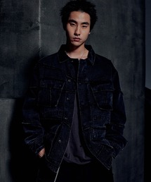 NOMANUAL（NOMANUAL）の「「NOMANUAL /ノーマニュアル」R.C デニム BDU ジャケット（デニムジャケット）」