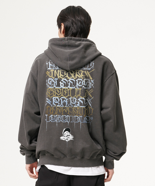 ARTISTWEAR（アーティストウェア）の「[ATW x BIG SLEEPS] LA LEGEND PIGMENT HOODIE（パーカー・レディース・ブラック・LARGE/MEDIUM/X-LARGE）」の3枚目の写真