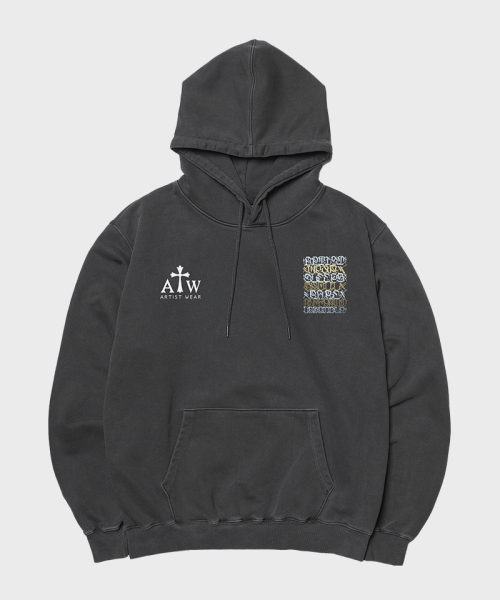 ARTISTWEAR（アーティストウェア）の「[ATW x BIG SLEEPS] LA LEGEND PIGMENT HOODIE（パーカー・レディース・ブラック・LARGE/MEDIUM/X-LARGE）」の6枚目の写真