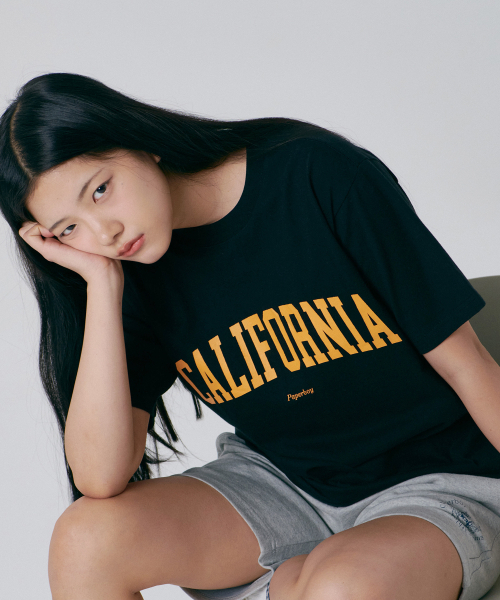 PAPERBOY(ペーパーボーイ)の「カリフォルニア 半袖Tシャツ-ブラック(Tシャツ/カットソー・レディース・その他・MEDIUM/LARGE/X-LARGE/SMALL)」の7枚目の写真