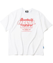 ケアフルサポート グラフィックTシャツ - ホワイト