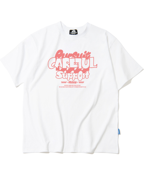 TRIPSHION(トリップション)の「ケアフルサポート グラフィックTシャツ - ホワイト(Tシャツ/カットソー・メンズ・その他・MEDIUM/LARGE/X-LARGE)」の1枚目の写真