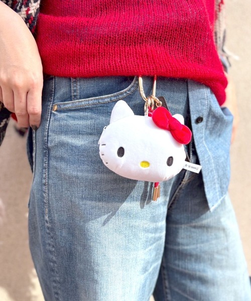 BARNYARDSTORM（バンヤードストーム）の「BARNYARDSTORM / 【HELLO KITTY】ジャラジャラチャーム（キーホルダー・レディース・ブラウン/レッド・FREE）」の3枚目の写真