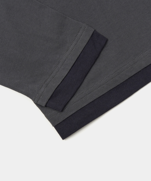EXCONTAINER(エックスコンテナ)の「ヴィンテージレイヤードロングスリーブ (チャコール)(Tシャツ/カットソー・メンズ・その他・MEDIUM/LARGE/X-LARGE)」の3枚目の写真
