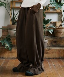 MALEN（マレン）の「ユニセックスストラップバルーンパンツブラウン（その他パンツ）」