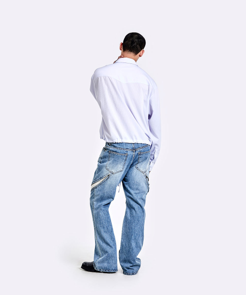 51%(フィフティーワンパーセント)の「バンディングシャツ - ホワイト(シャツ/ブラウス・メンズ・その他・MEDIUM/LARGE)」の4枚目の写真