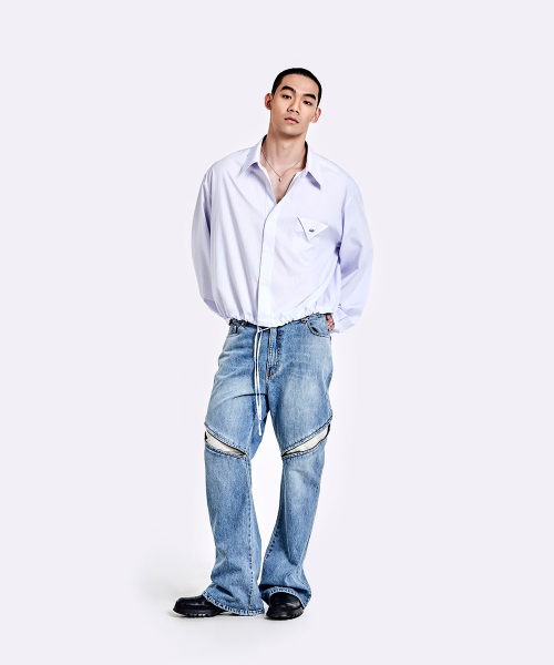 51%(フィフティーワンパーセント)の「バンディングシャツ - ホワイト(シャツ/ブラウス・メンズ・その他・MEDIUM/LARGE)」の5枚目の写真