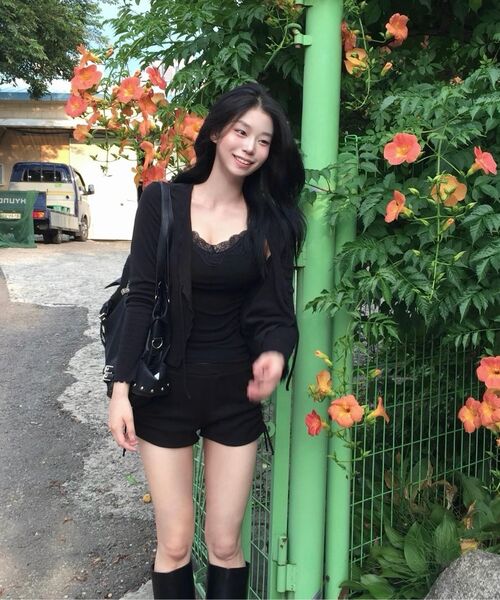 DAMP(ドントアスクマイプラン)の「シャーリングストリングマイクロショーツ_ブラック(その他パンツ・レディース・その他・1/2/3)」の22枚目の写真