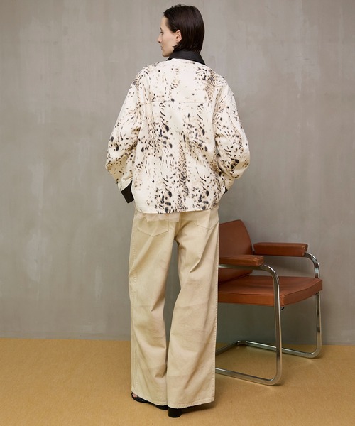 MAISON SPECIAL(メゾンスペシャル)の「Double Pocket Mud Denim/ダブルポケットマッドデニム(デニムパンツ・レディース・ブラウン/イエロー・38/36/34)」の22枚目の写真