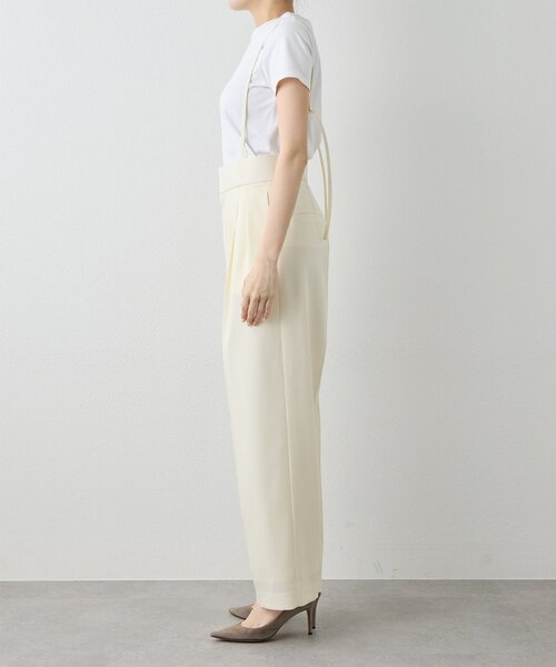 Whim Gazette（ウィムガゼット）の「ハイウエストタックパンツ（その他パンツ・レディース・ネイビー/オフホワイト・36/38）」の11枚目の写真