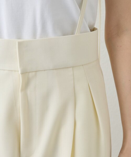Whim Gazette（ウィムガゼット）の「ハイウエストタックパンツ（その他パンツ・レディース・ネイビー/オフホワイト・36/38）」の9枚目の写真