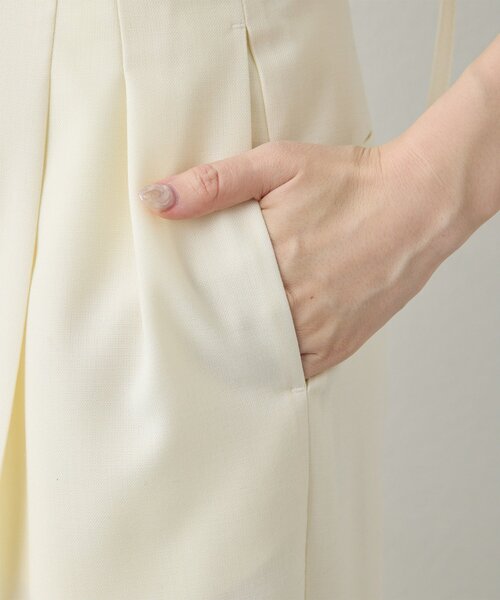 Whim Gazette（ウィムガゼット）の「ハイウエストタックパンツ（その他パンツ・レディース・ネイビー/オフホワイト・36/38）」の6枚目の写真