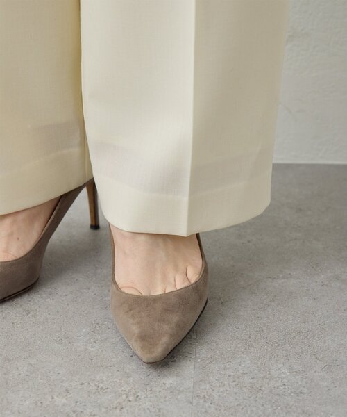 Whim Gazette（ウィムガゼット）の「ハイウエストタックパンツ（その他パンツ・レディース・ネイビー/オフホワイト・36/38）」の5枚目の写真