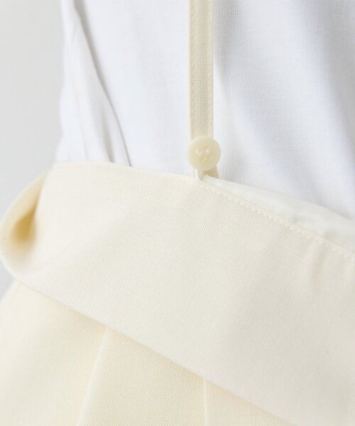 Whim Gazette（ウィムガゼット）の「ハイウエストタックパンツ（その他パンツ・レディース・ネイビー/オフホワイト・36/38）」の7枚目の写真