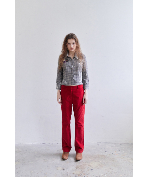 DARED(デェアド)の「RED CORDUROY PANTS(その他パンツ・レディース・その他・SMALL/MEDIUM)」の1枚目の写真