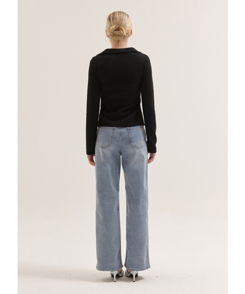 BUTTON UP(ボタンアップ)の「スタンダードストレートデニム(デニムパンツ・レディース・その他・SMALL/MEDIUM/LARGE)」の6枚目の写真
