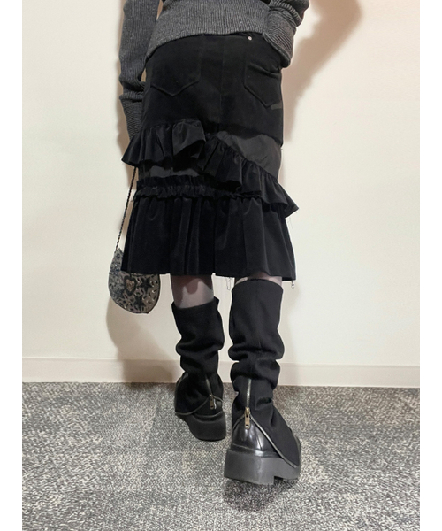STILLLETHARDY(スティルレッサーディ)の「フリルミディスカート(スカート・レディース・その他・1/2)」の4枚目の写真