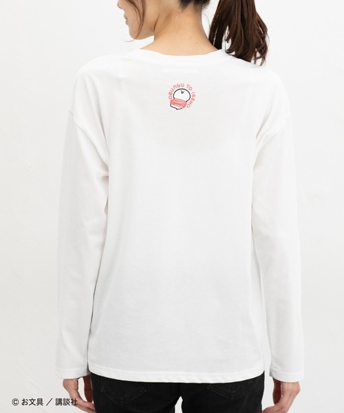 Honeys(ハニーズ)の「お文具といっしょ/Tシャツ(Tシャツ/カットソー・レディース・アイボリー/ピンク/オートミール/スミクロ・L/M/S/SS)」の8枚目の写真