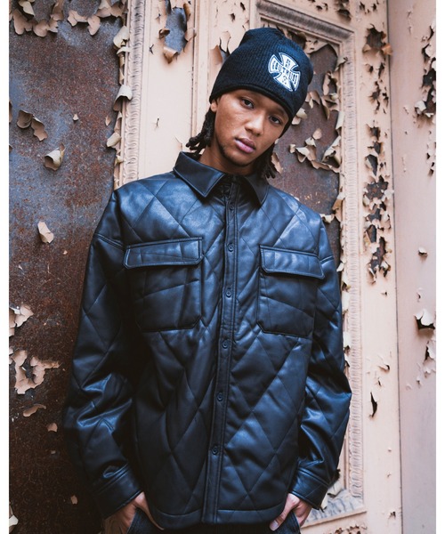 SOUTHSIDE CROSS DAMAGE BEANIE（ニットキャップ/ビーニー）｜BREATH