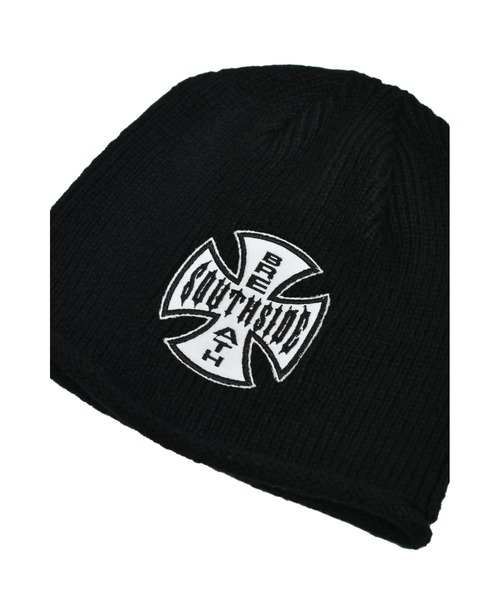 SOUTHSIDE CROSS DAMAGE BEANIE（ニットキャップ/ビーニー）｜BREATH