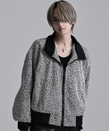 『CavariA/キャバリア』ラメスタンドZIP JKT