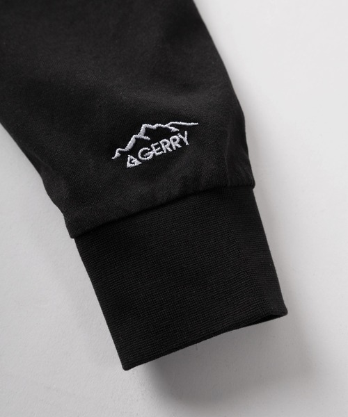 GERRY(ジェリー)の「【70】【GERRY/ジェリー】ワンポイントロゴ ナイロンポケット ロングスリーブTシャツ ドローコード(Tシャツ/カットソー・メンズ・ホワイト/ブラック/アッシュグレー・M/L/XL)」の7枚目の写真