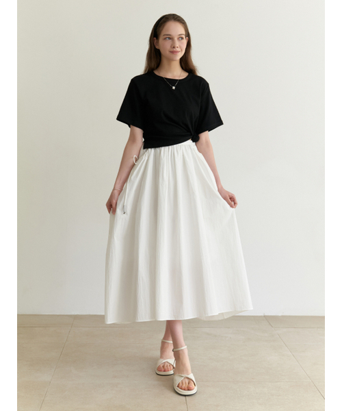 RE_L(リエル)の「Cone half t-shirt (black)(Tシャツ/カットソー・レディース・その他・FREE)」の4枚目の写真
