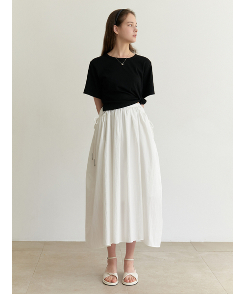 RE_L(リエル)の「Cone half t-shirt (black)(Tシャツ/カットソー・レディース・その他・FREE)」の5枚目の写真