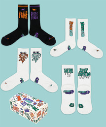 ODDSOCKS（オッドソックス）の「[ギフトセット] クールマックスランニングクルーソックスA 4個入り - マラソンソックス（スポーツグッズ・メンズ）」