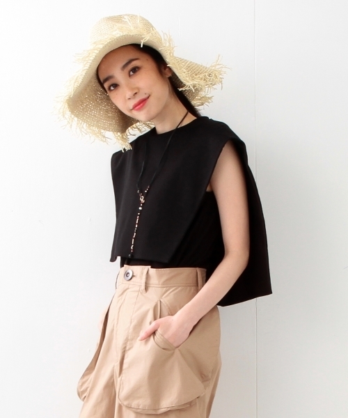 Ray BEAMS（レイビームス）の「RBS / レイヤー ヨーク プルオーバー（Tシャツ/カットソー・レディース・オフホワイト/ブラック・ONE SIZE）」の20枚目の写真