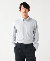 ツイル イージーケア ボタンダウンシャツ【ストレッチ・防シワ】