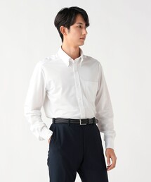 ツイル イージーケア ボタンダウンシャツ【ストレッチ・防シワ】