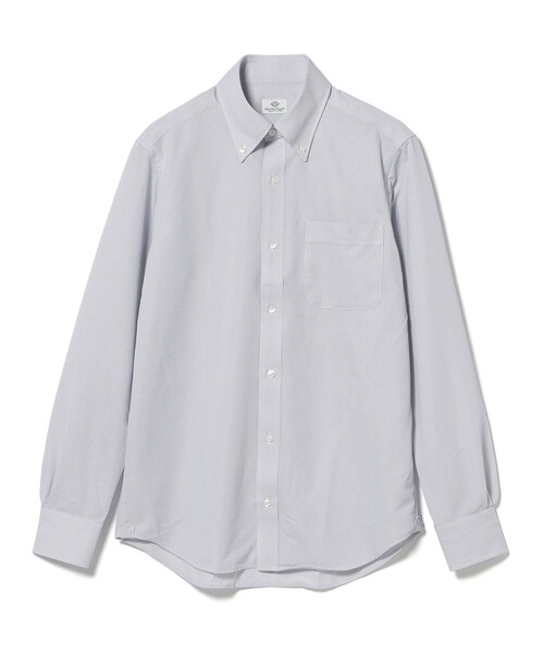 BEAMS HEART(ビームスハート)の「ツイル イージーケア ボタンダウンシャツ【ストレッチ・防シワ】(シャツ/ブラウス・メンズ・ブルー/ホワイト/グレー・38/39/37/42/41/40)」の3枚目の写真