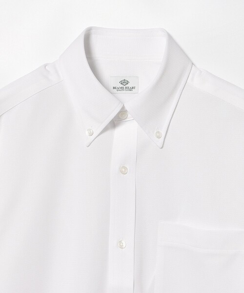 BEAMS HEART(ビームスハート)の「ツイル イージーケア ボタンダウンシャツ【ストレッチ・防シワ】(シャツ/ブラウス・メンズ・ブルー/ホワイト/グレー・38/39/37/42/41/40)」の8枚目の写真