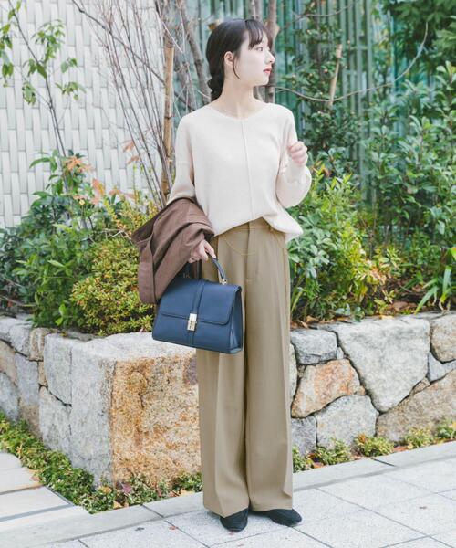 ITEMS URBANRESEARCH（アイテムズ アーバンリサーチ）の「チェーンベルト付きパンツ（その他パンツ・レディース・ブラック/グレー/ベージュ・FREE）」の6枚目の写真