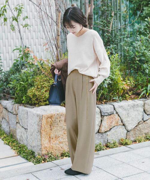 ITEMS URBANRESEARCH（アイテムズ アーバンリサーチ）の「チェーンベルト付きパンツ（その他パンツ・レディース・ブラック/グレー/ベージュ・FREE）」の8枚目の写真