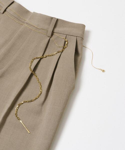 ITEMS URBANRESEARCH（アイテムズ アーバンリサーチ）の「チェーンベルト付きパンツ（その他パンツ・レディース・ブラック/グレー/ベージュ・FREE）」の11枚目の写真