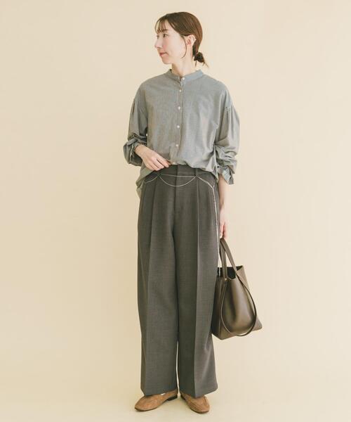 ITEMS URBANRESEARCH（アイテムズ アーバンリサーチ）の「チェーンベルト付きパンツ（その他パンツ・レディース・ブラック/グレー/ベージュ・FREE）」の19枚目の写真