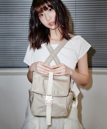 NILLRING（ニルリン）の「午後五時半 バックパック ミニ_ベージュ（バックパック/リュック）」