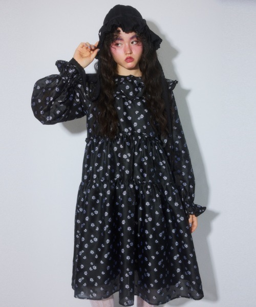 Candy Stripper(キャンディストリッパー)の「JACQUARD SAILOR ワンピース(ワンピース・レディース・ブラック/ブラック系その他・FREE)」の15枚目の写真