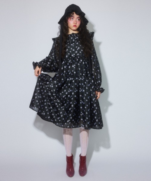 Candy Stripper(キャンディストリッパー)の「JACQUARD SAILOR ワンピース(ワンピース・レディース・ブラック/ブラック系その他・FREE)」の17枚目の写真